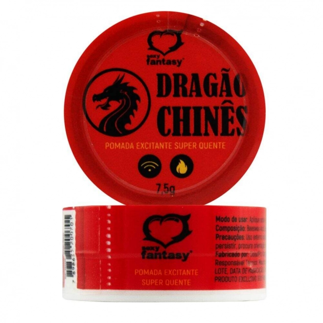 Pomada Dragão Chinês Excitante 7,5 g Sexy Fantasy Pomada Dragão Chinês Excitante 7,5 g Sexy Fantasy