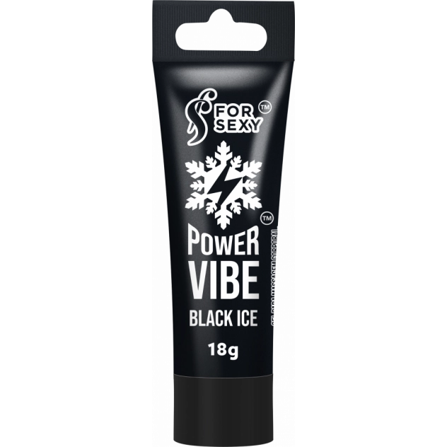 Power Vibe Black Ice Vibrador Liquido Bisnaga 18g For Sexy