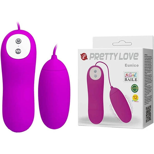 Pretty Love Eunice Bullet Capsula Vibratória Com 12 Vibrações e Controle 