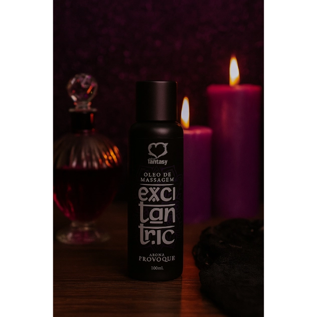 Óleo para Massagem Provoque Excitantric Sexy Fantasy 100ml fragrância sensual