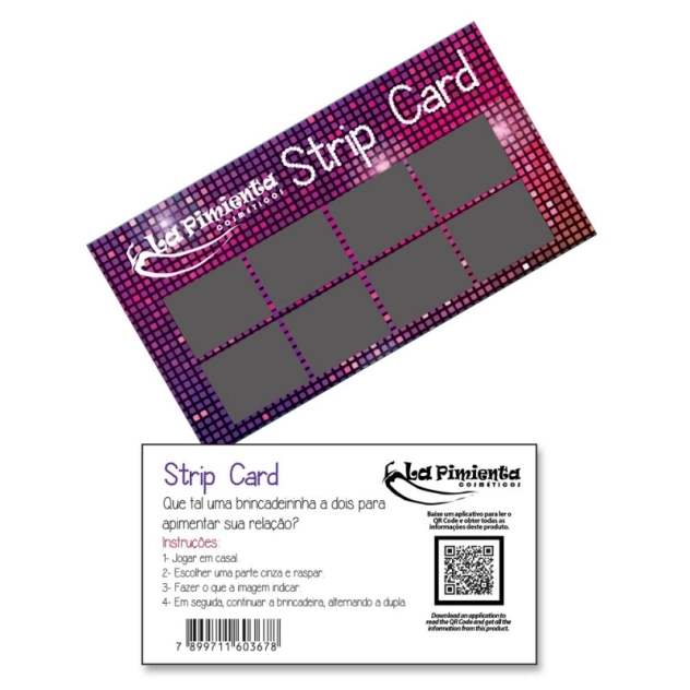 Raspadinha Erótica Tire a Roupa Strip Card - La Pimienta Raspadinha Erótica Tire a Roupa Strip Card - La Pimienta
