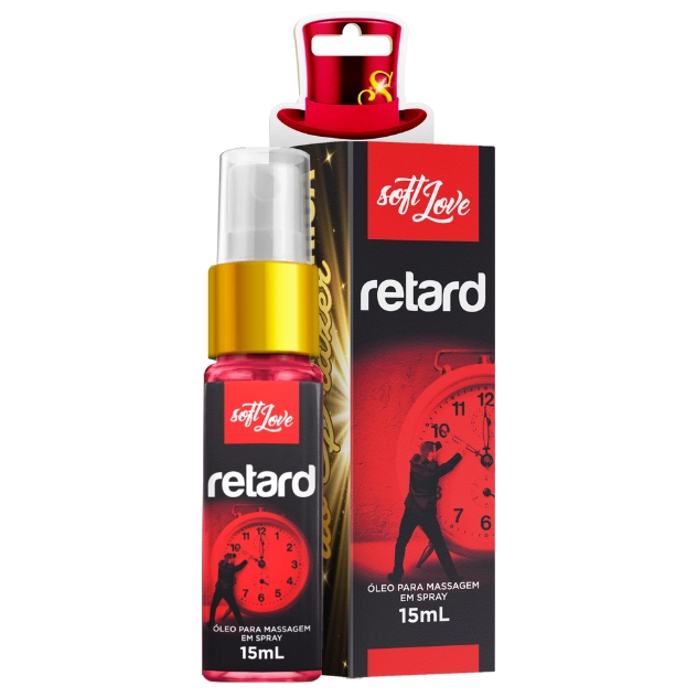 Retard Óleo para Massagem Retardador de Ejaculação em Spray 15ml Soft Love 