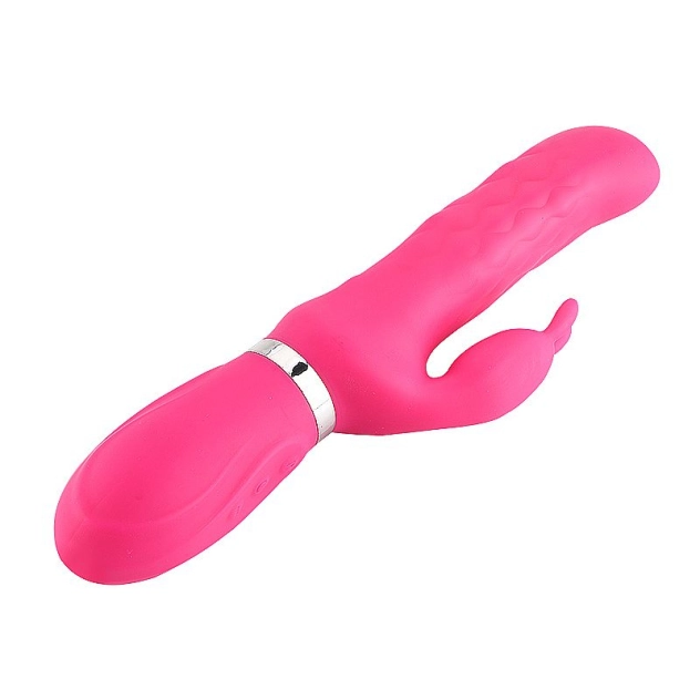 Riki Vibrador Com Movimento Vai e Vem Ponto G e Clitóris Esferas em 360° na Ponta