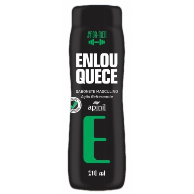 Sabonete Masculino Enlouquece Ação Refrescante 210 ml Apinil 