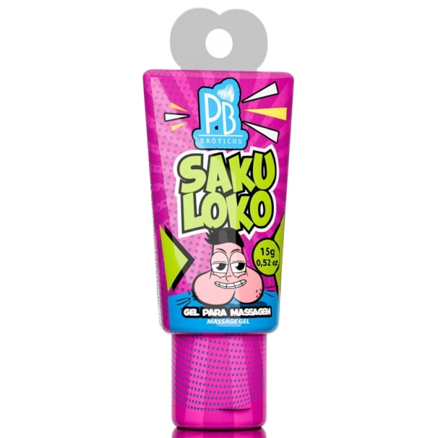 Saku Loko Gel para Massagem Corporal 15g Linha PB Eróticos La Pimienta Saku Loko Gel para Massagem Corporal 15g Linha PB Eróticos La Pimienta