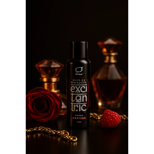 Óleo para Massagem Seduza Excitantric Sexy Fantasy 100ml fragrância sensual