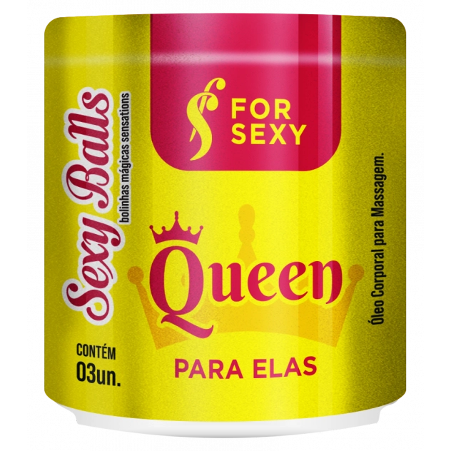 Sexy Balls Queen com 3 Unidades For Sexy