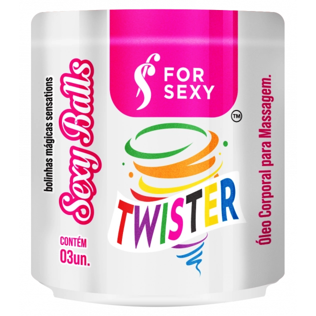 Sexy Balls Twister com 3 Unidades For Sexy 
