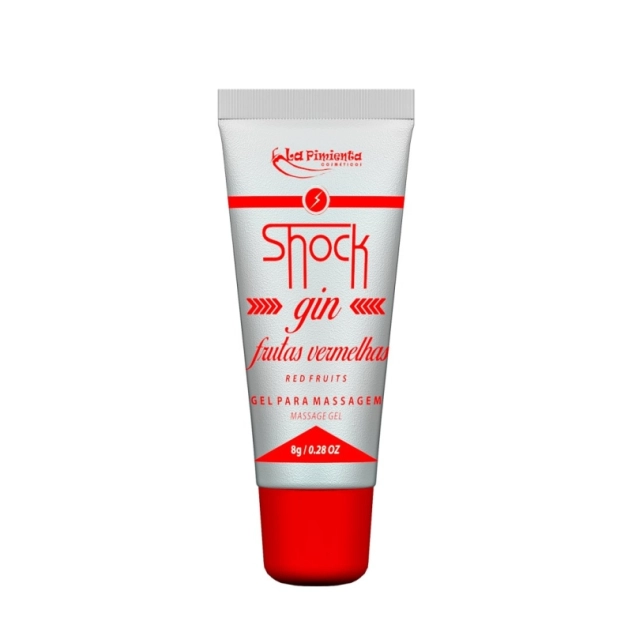 Shock Gin de Frutas Vermelhas Vibrador Líquido Excitante de Alta Potência 8 g - La Pimienta 