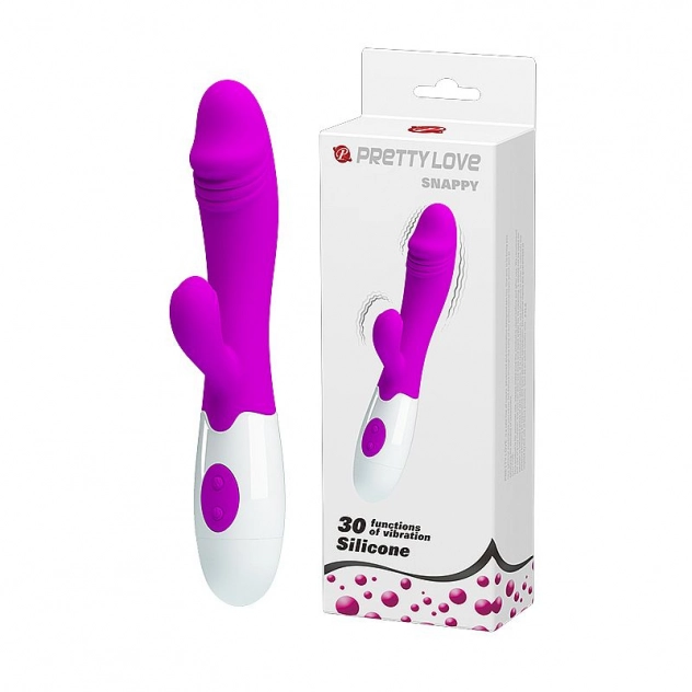 Snappy Pretty Love Vibrador Rabbit com 30 Vibrações