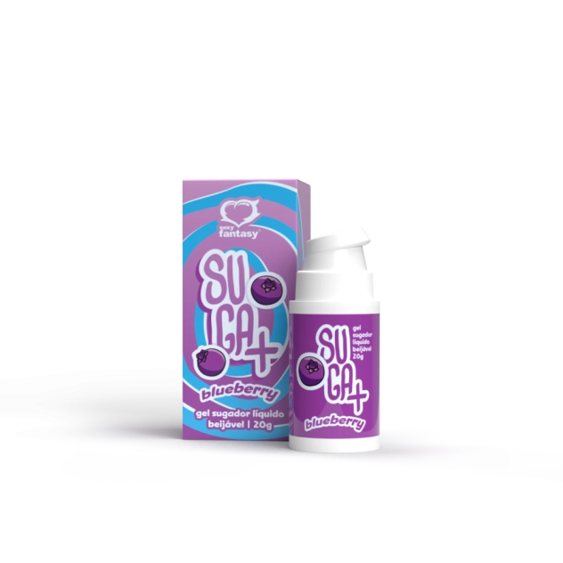 Suga+ Sugador Liquido Blueberry 20g - Sexy Fantasy