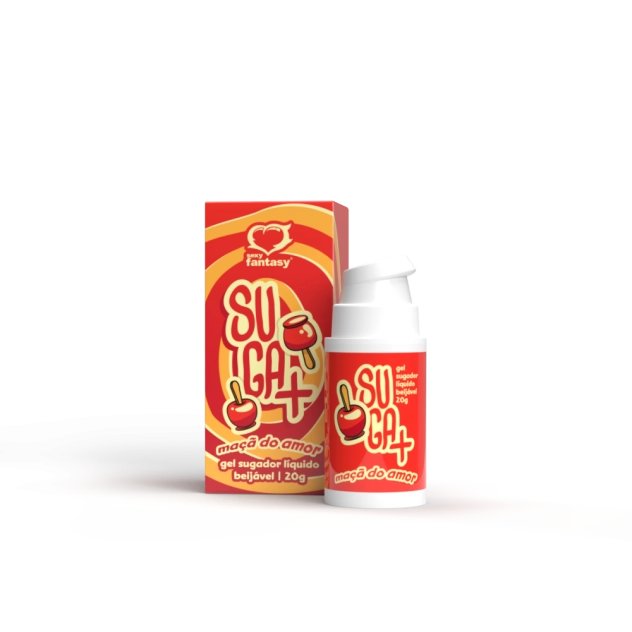Suga+ Sugador Liquido Maçã do Amor 20g - Sexy Fantasy Suga+ Sugador Liquido Maçã do Amor 20g - Sexy Fantasy