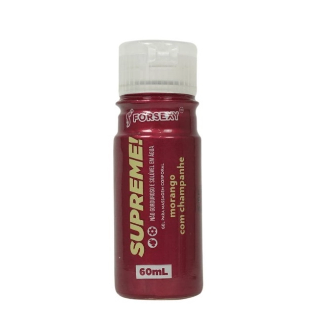 Supreme Morango Com Champanhe Lubrificante Bisnaga 60ml For Sexy Supreme Morango Com Champanhe Lubrificante Bisnaga 60ml For Sexy