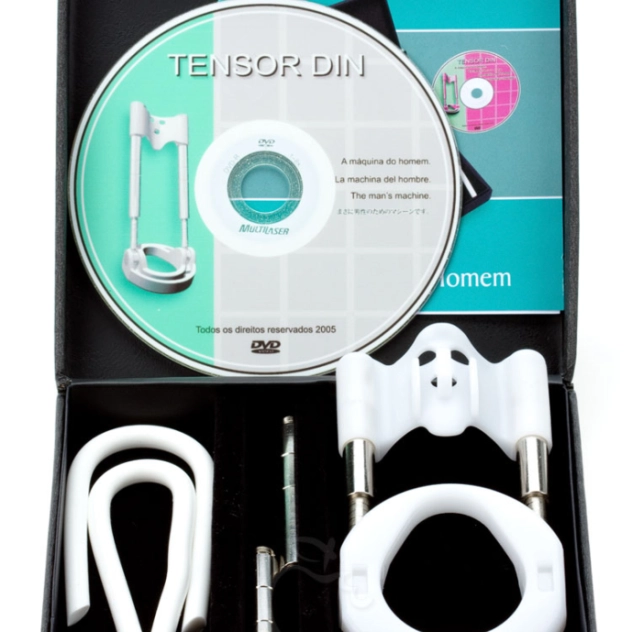 TensorDin Classic Desenvolvedor Peniano Prata ou Preto - Tensordin TensorDin Classic Desenvolvedor Peniano Prata ou Preto - Tensordin