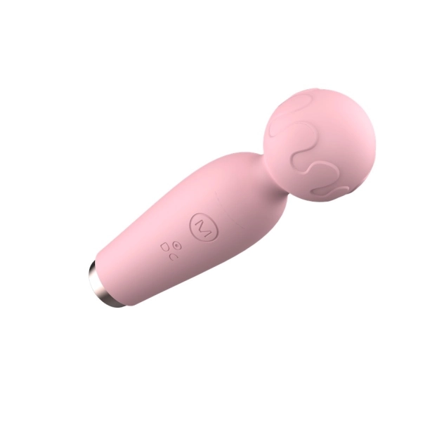 Varinha Mágica Recarregável Youvibe rosa com 10 modos de vibração