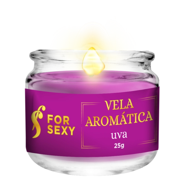 Vela Aromática Uva 25 g For Sexy 