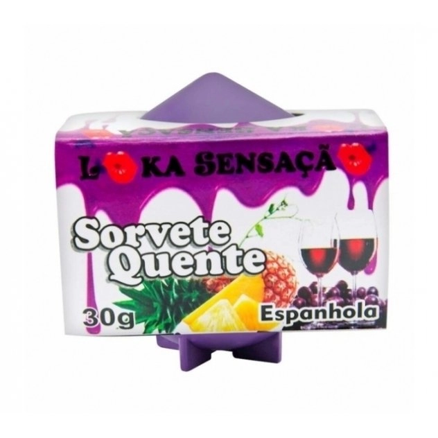Vela Sorvete Quente Loka Sensação 25g