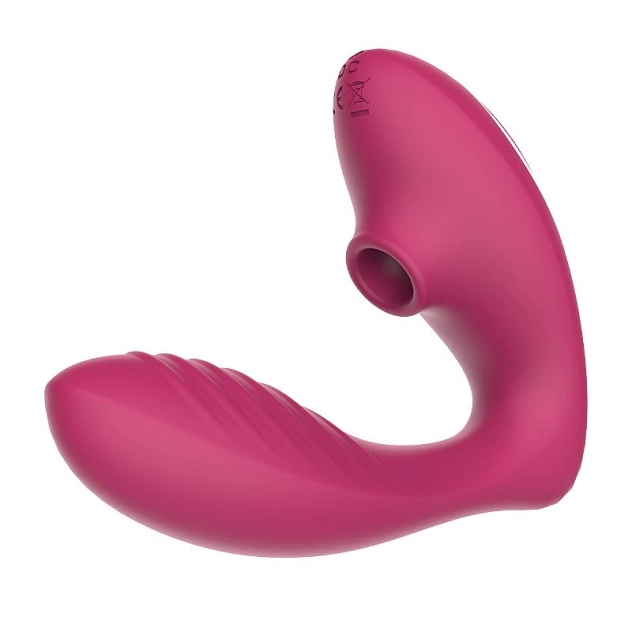 Vibrador 2 em 1 Ponto G e Clitóris com 10 Modos de Pulsações e Vibrações Pink Vibrador 2 em 1 Ponto G e Clitóris com 10 Modos de Pulsações e Vibrações Pink