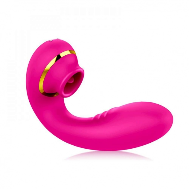 Vibrador 2 em 1 que Simula Sexo Oral