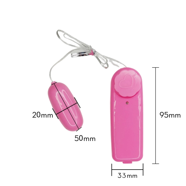 Vibrador Bullet Mini com Controle Multivelocidade Colorido