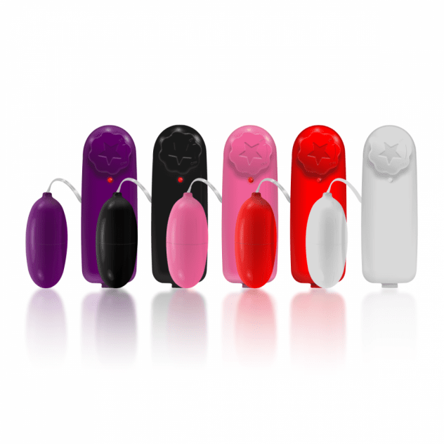 Vibrador Bullet Mini com Controle Multivelocidade Colorido