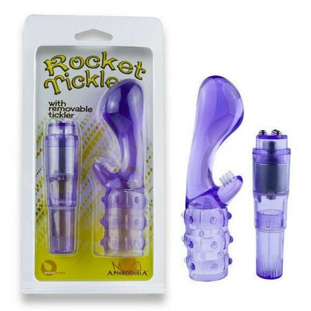 Vibrador com Capa Removível Rocket Ticklers