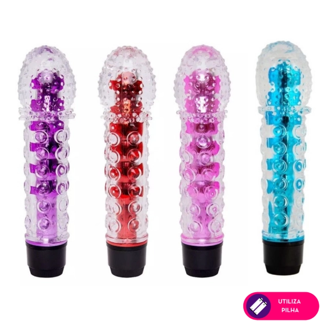 Vibrador com Capa Texturizada