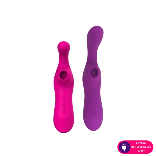 Vibrador com Estimulador Clitoriano