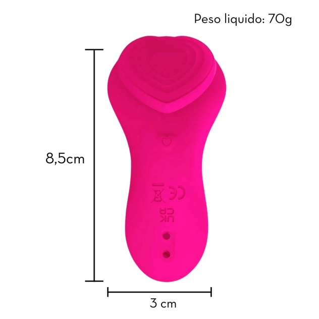 Vibrador de Calcinha com Controle Remoto Vibrador de Calcinha com Controle Remoto