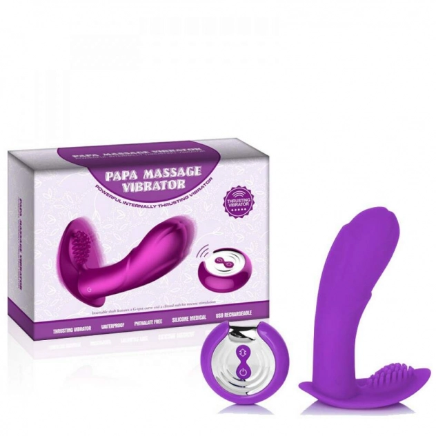 Vibrador de Clitoris com Penetrador Ponto G e Controle Wireless