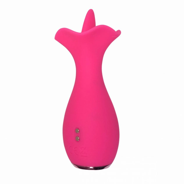 Vibrador de Língua Recarregável Flower