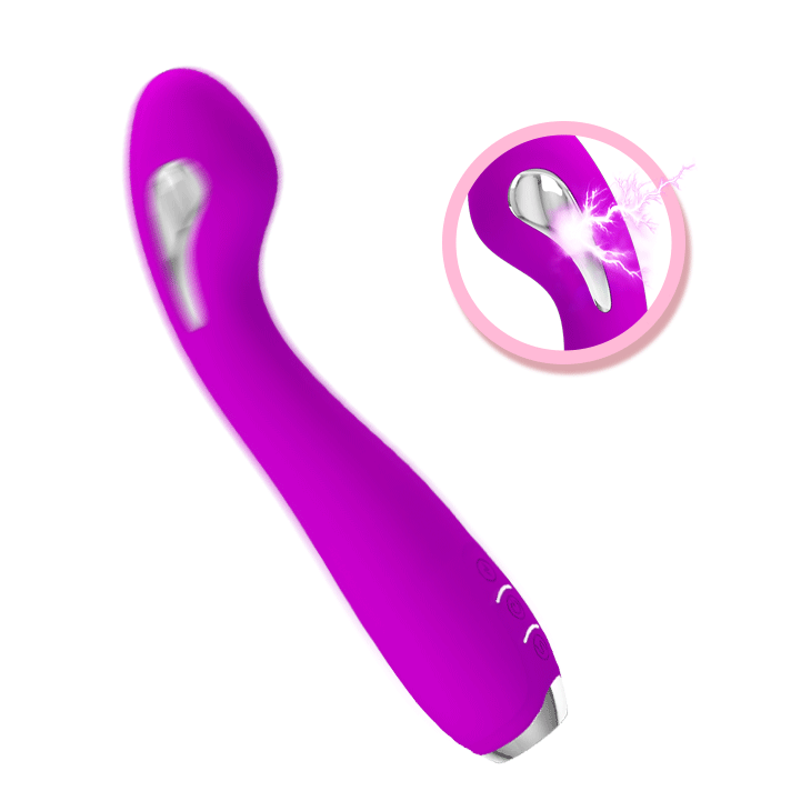 Vibrador de Ponto G com Choque e Controle via App Pretty Love Homunculus vermelho