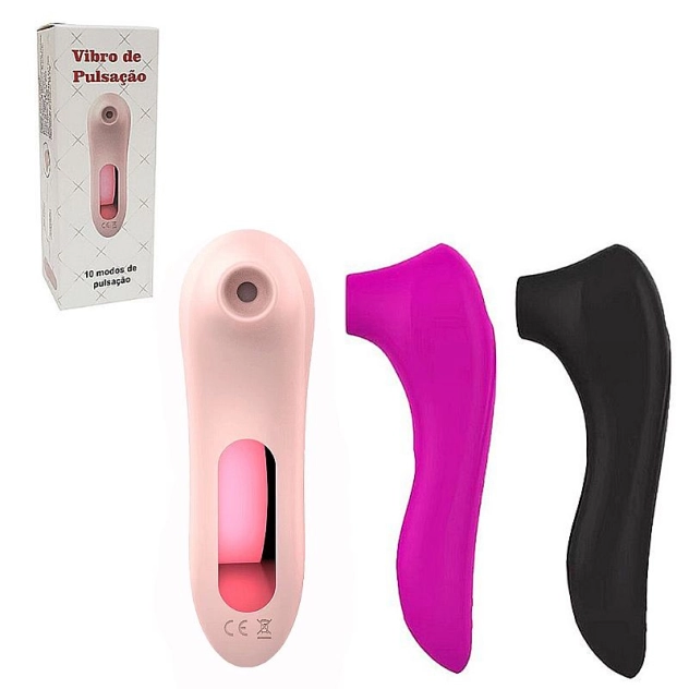 Vibrador de Pulsação com 4 Intensidades | Estímulo Rítmico e Profundo | Recarregável | Silicone Premium | SI Cor:Pink