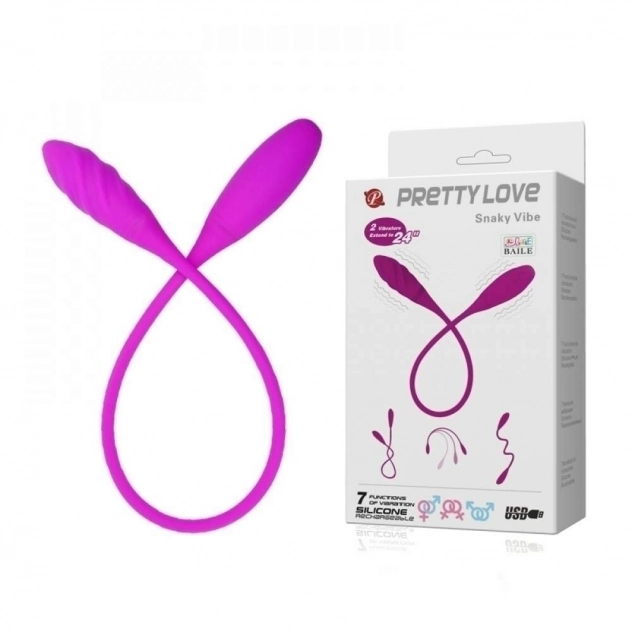 Vibrador Duplo Pretty Love Snaki Vibe