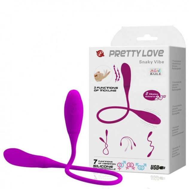 Vibrador Duplo Pretty Love Snaky Vibe