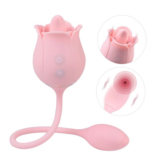 Vibrador em Formato de Rosa Blossoms S-Hande