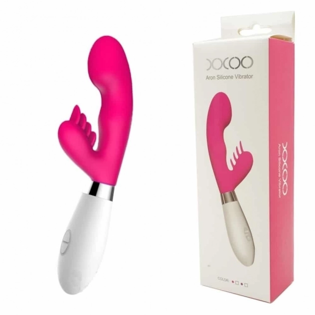 Vibrador Escalonado com Estimulador Clitoriano ARON