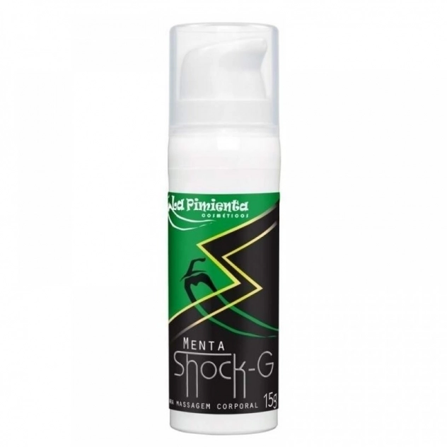 Vibrador Líquido Beijável Shock-G Menta 15g La Pimienta Vibrador Líquido Beijável Shock-G Menta 15g La Pimienta
