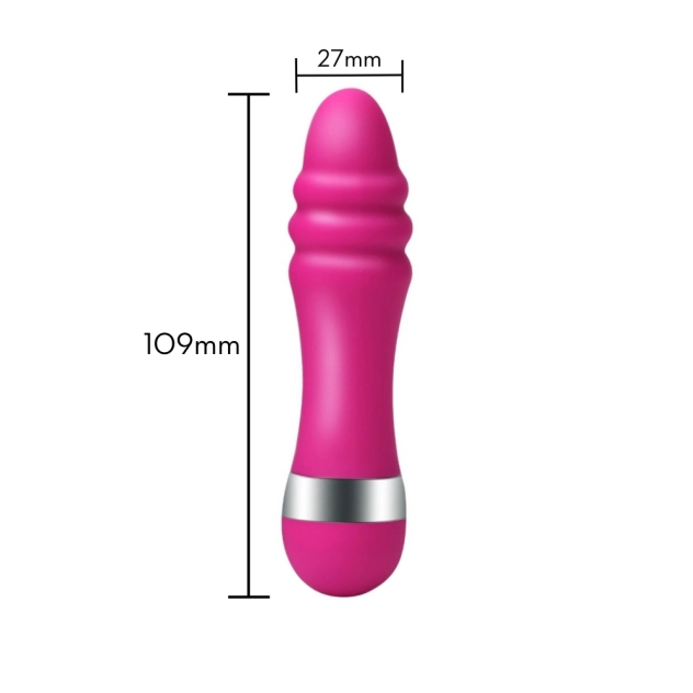 Vibrador Multivelocidade com Anéis Massageadores Vibrador Multivelocidade com Anéis Massageadores