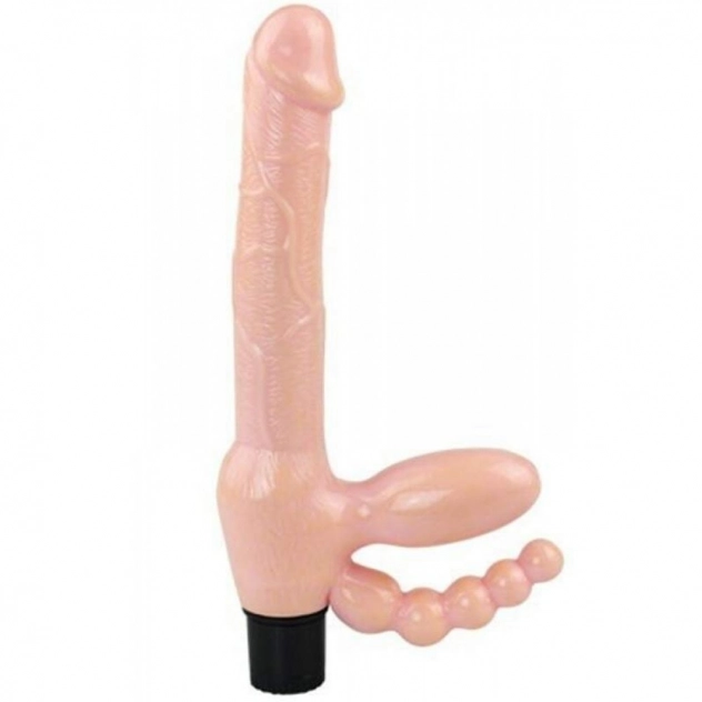 Vibrador Para Casais Super Strapless Dildo