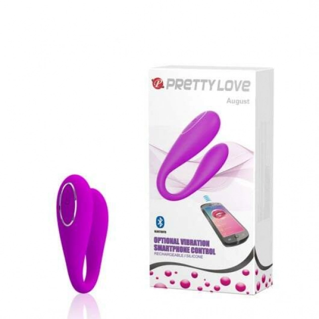 Vibrador para Casal Bluetooth Pretty Love August