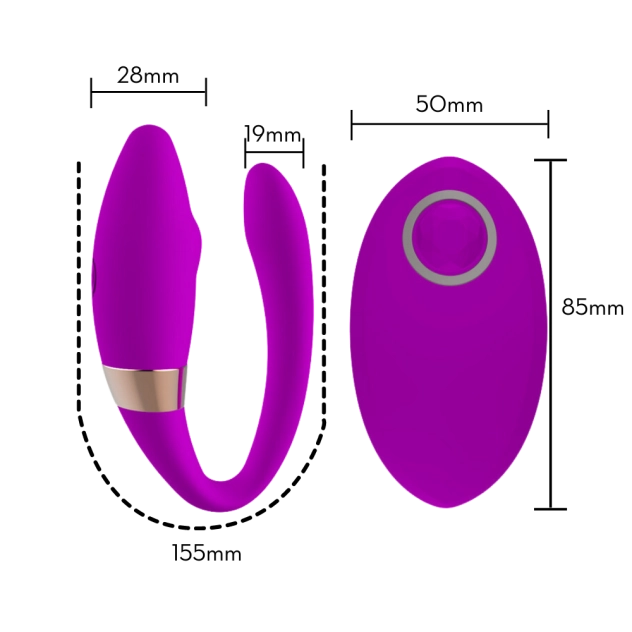 Vibrador para Casal com Controle sem Fio