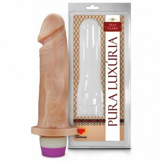 Vibrador Pênis de Borracha 18 x 4,5 cm PC014