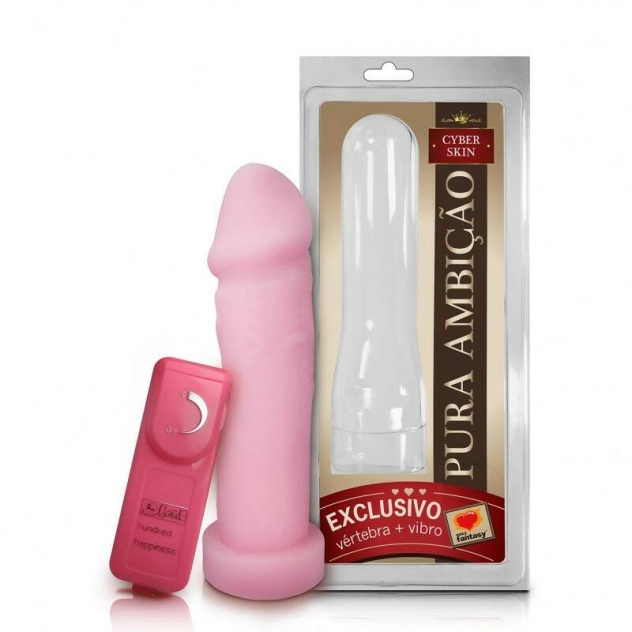 Vibrador Pênis Realístico em Cyber com Vibro e Vértebra 18 x 5 cm 1510122