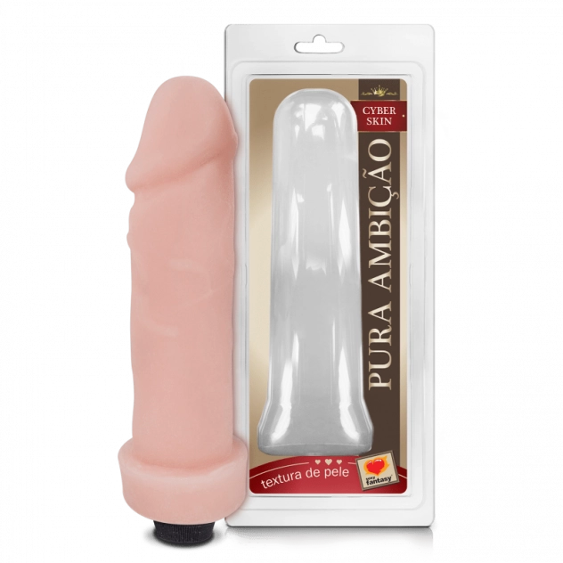 Vibrador Pênis Realístico em Cyber Skin 20 x 5cm 101649CB