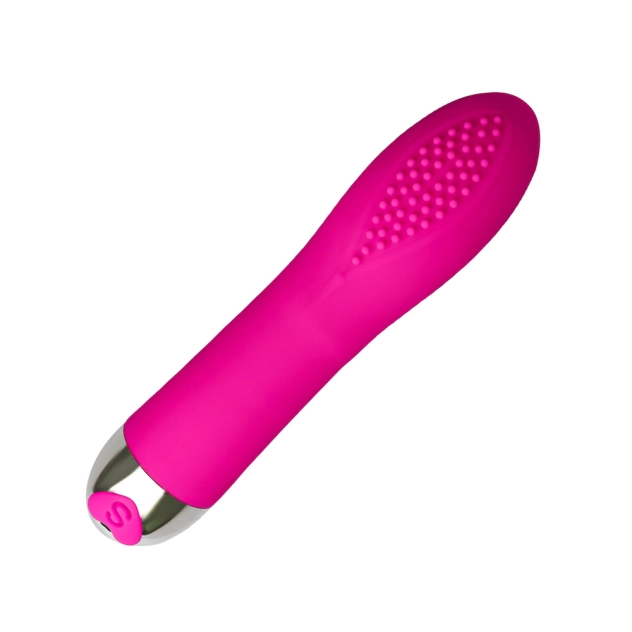 Vibrador Personal Recarregável Textura com 10 Modos de Vibração Magenta - YOUVIBE