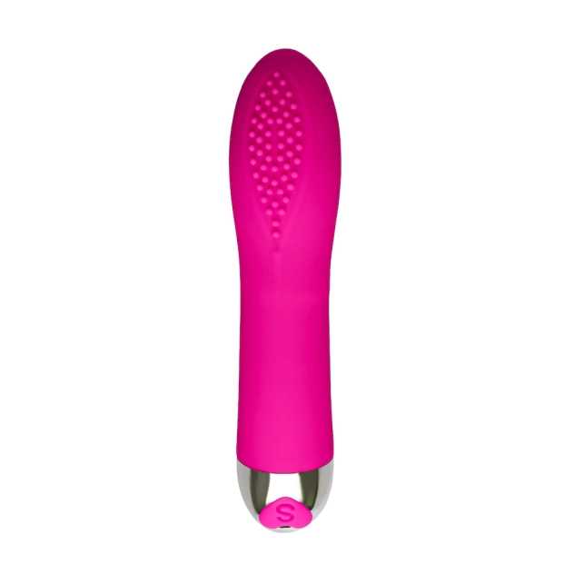 Vibrador Personal Recarregável Textura com 10 Modos de Vibração Magenta - YOUVIBE