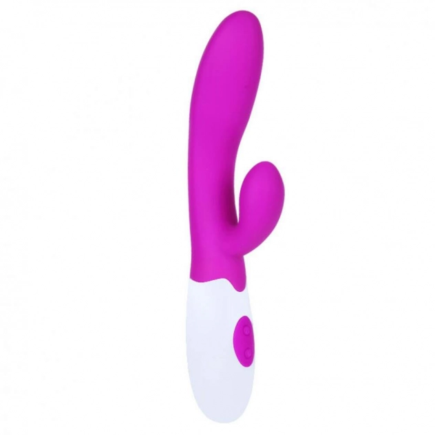 Vibrador Ponto G com Estimulador Clitoriano e 30 Modos de Vibração Pretty Love Alvis