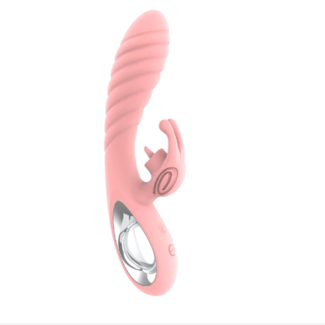 Vibrador Ponto G com Estimulador Clitoriano Rosa Vibrador Ponto G com Estimulador Clitoriano Rosa