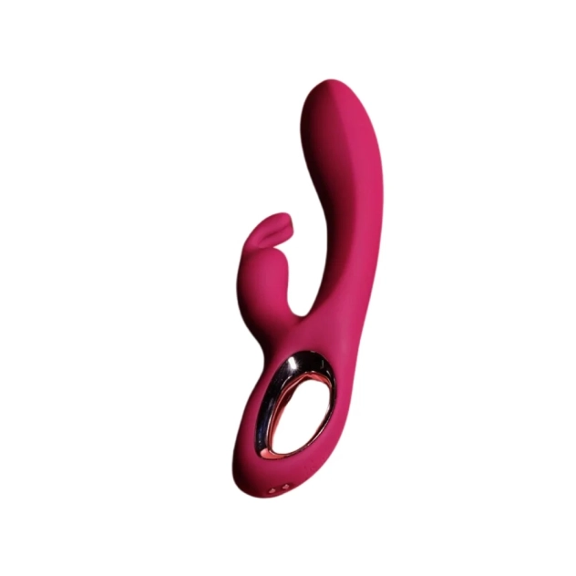 Vibrador Ponto G com Estimulador Rabbit Pink
